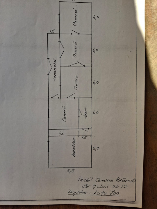 Teren cu casa renovabila Branesti - central